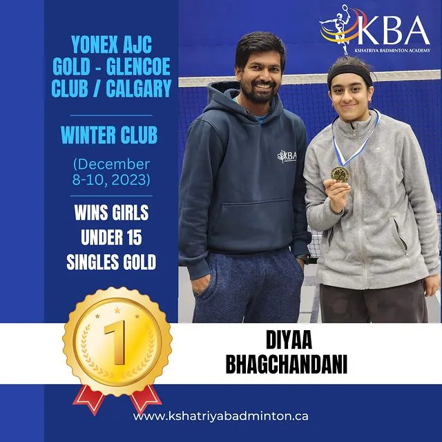 Kshatriya Badminton student achievement and tournament highlight 6