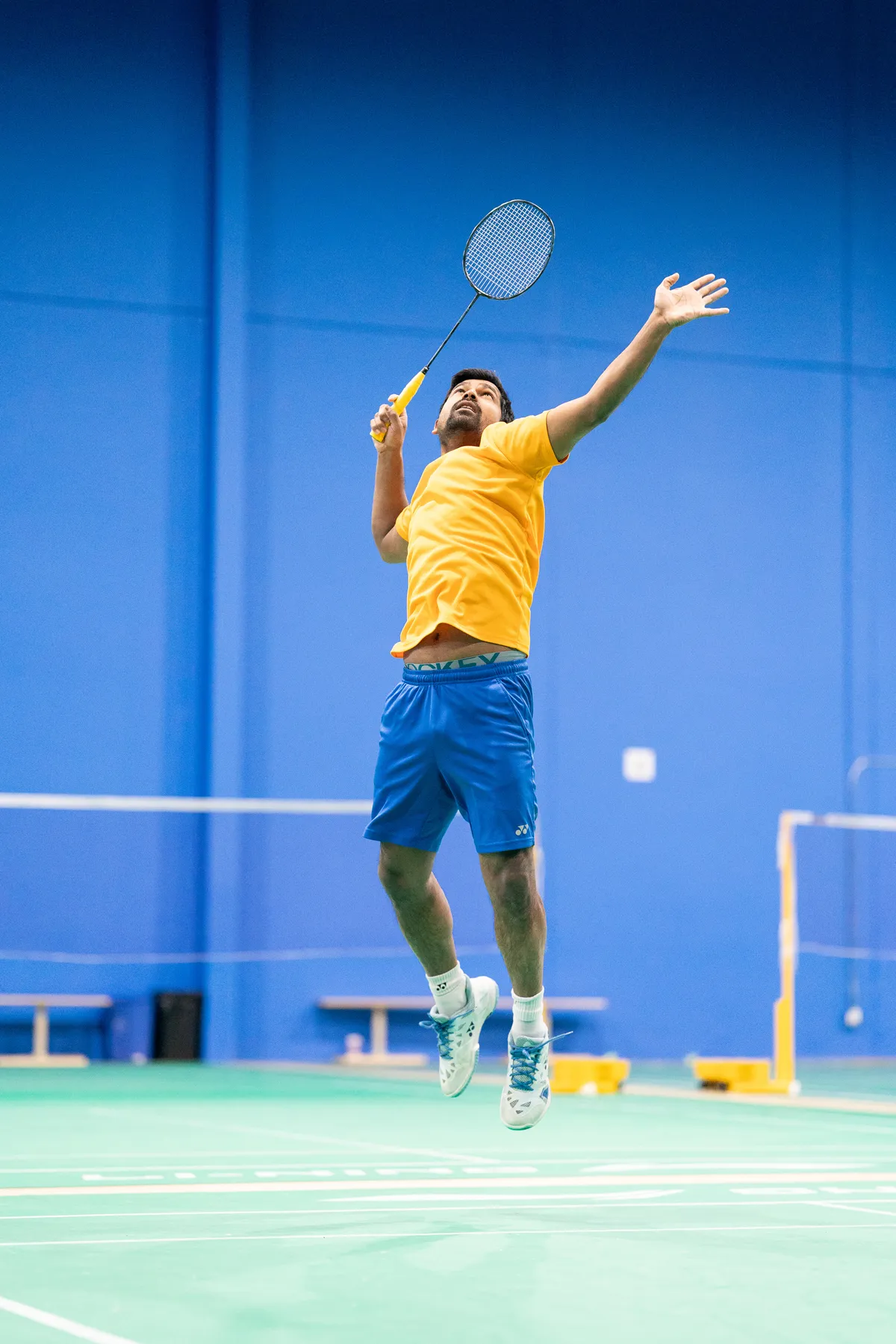 Coach Amit Kshatriya, founder of Kshatriya Badminton Academy Calgary
